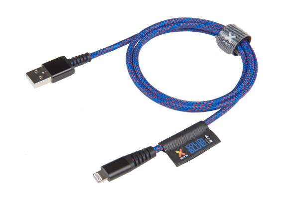 Xtorm Solid Blue, 1 M, Lightning, Usb A, Blå, Lige, Lige