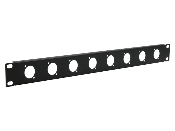 19'''' Rack-Panel 1U 8X D-Typ (Xlr)