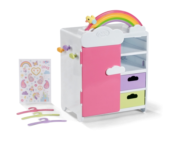 Baby Born Rainbow Wardrobe, Puppen-Kleiderschrank, 3 Jahr(E), Batterien Erforderlich, Lichteffekte