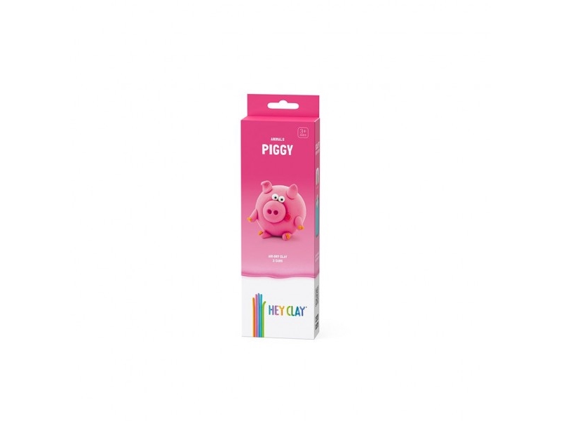 Hey Clay Animal Piggy Figur 3Er-Pack 3 Dosen 30045Cee3
