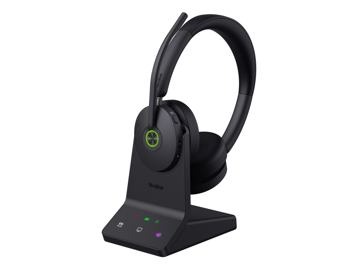 Yealink Wh68 Teams Headset, Kabel & Trådløs, 20 - 20000 Hz, Opkald/Musik, 155 G, Headset, Sort