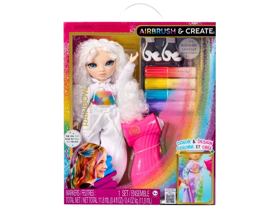 Rainbow High Air Brush & Create Fashion Dolls -Green Eyes