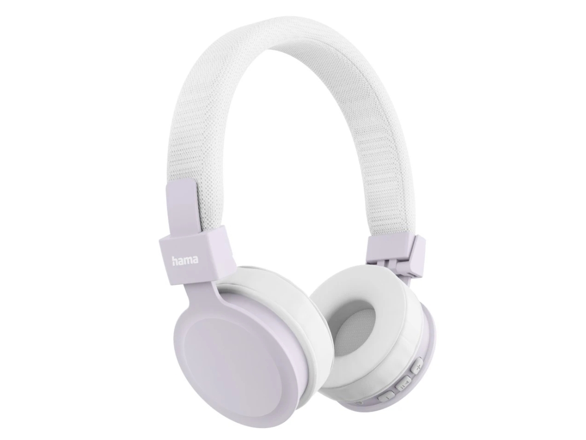 Hama Freedom Lit Iii, Trådløs, Opkald/Musik, 20 - 20000 Hz, 120 G, Headset, Violet, Hvid