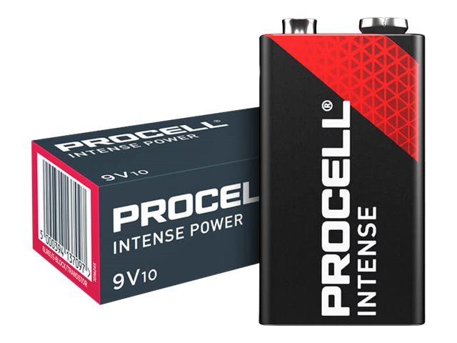 PROCELL Intense - Batteri 10 x 9V - alkaliskt
