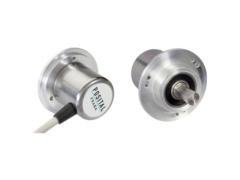 Posital Fraba InCremeentel Drejefølere 1 stk UTD-IPH00-00256-M12A-2RW Spændeflange