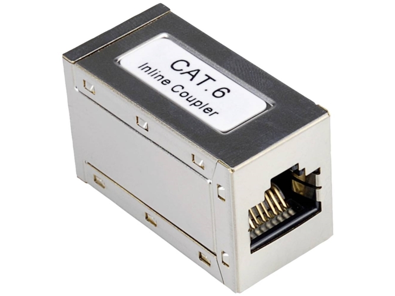 Rj45 Modular Adapter, Kat6, Sk Rmet, Inline Coupler