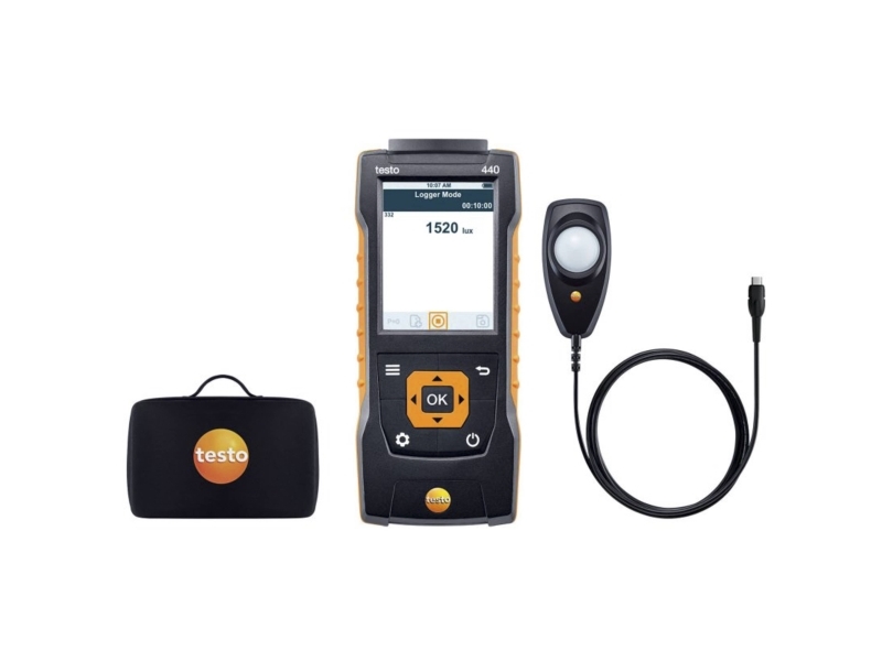 testo 440 Lux-Set Luxmeter 0 - 100000 lx | EL Artiklar - Verktyg för EL - Mätutrustning för miljö | GameStuff