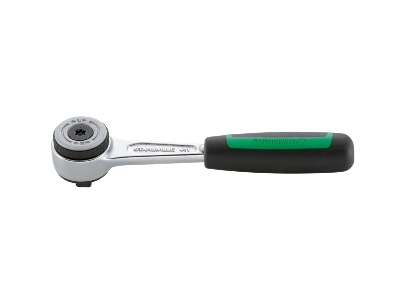 Stahlwille 411-2K 11231011 Vendbar skralde 1/4 (6,3 mm) 118 mm