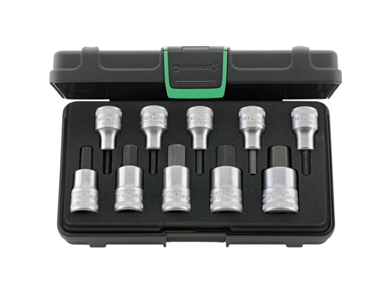Stahlwille 54/10 KN 96031508 Unbrako Top skiftnyckel bitsats 10 stycken 1/2 (12,5 mm) | Verktyg & Verkstad - Handverktyg - Nycklar och toppar | GameStuff