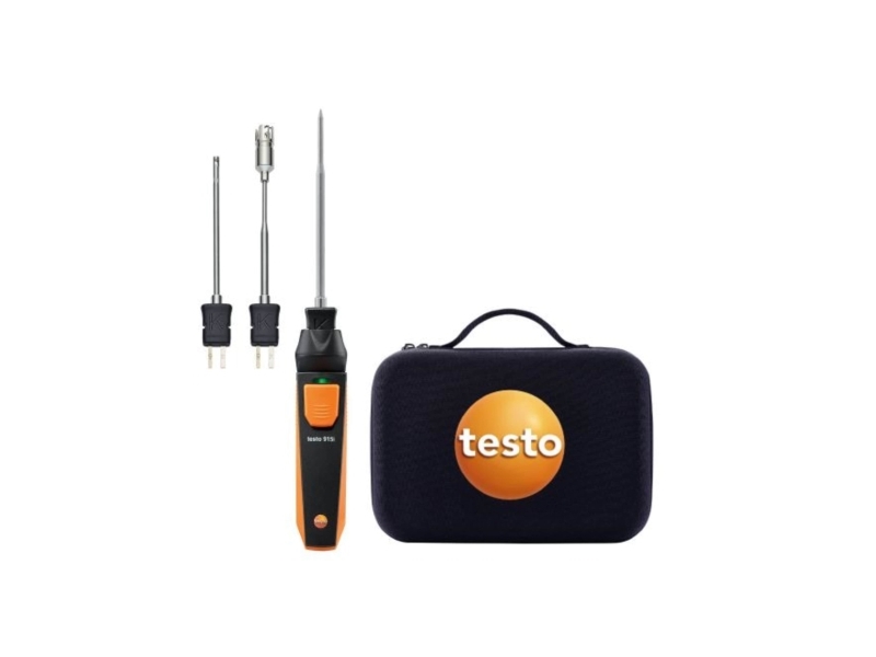 testo Testo Temperaturgivare -20 - +50 °C med Bluetooth®-anslutning för smartphones, med luftsensor, med nedsänkningssensor, med instickssensor, med ytsensor | Ventilation & Klimat - Annan ventilation och klimat - Temperaturmätningsutrustning | GameStuff