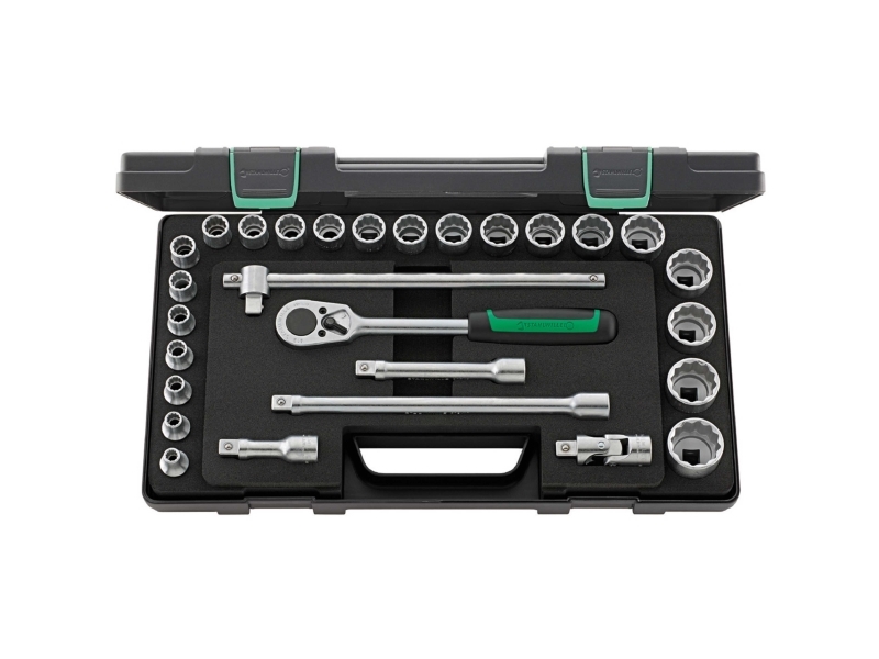 Stahlwille 50/22/6 KN 96031407 Set med toppnycklar 1/2 (12,5 mm) | Verktyg & Verkstad - Handverktyg - Nycklar och toppar | GameStuff