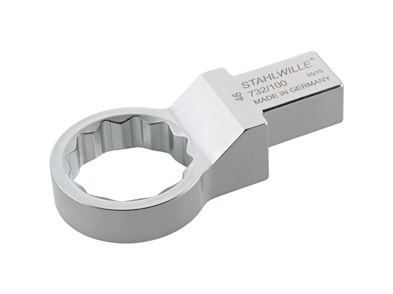 Stahlwille 58221030, Torque Wrench End Fitting, Krom, 1 Stk, 617 G