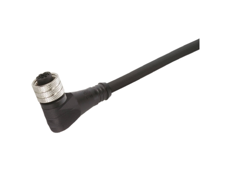 Molex Right Angle Female M12 To Unterminated Sensor Actuator Cable, 10M