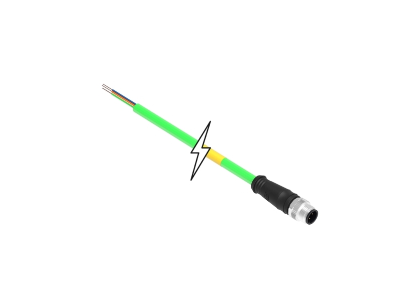 Molex M12 To Unterminated Sensor Actuator Cable