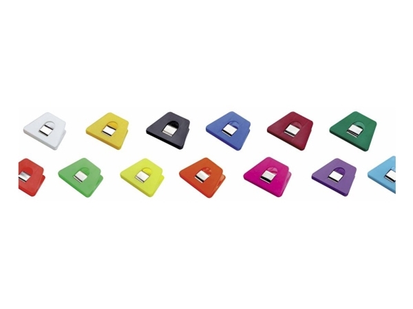 Wedo 126 1299, Plast, Stål, Multifärg, 47 mm, 67 mm | Kontorsmaterial - Kontorstillbehör - Papper clips | GameStuff