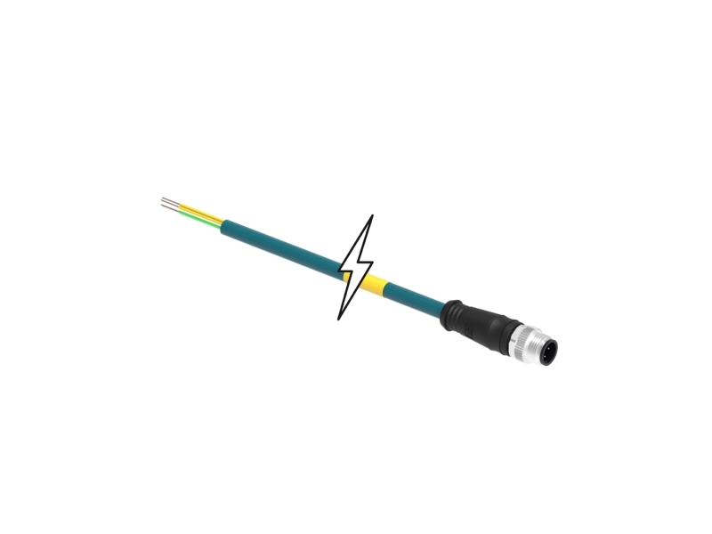 Molex 4 Way M12 To Unterminated Sensor Actuator Cable