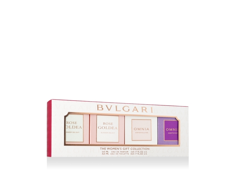 Bulgari Coffret Set: Rose Goldea Blossom Delight Eau De Parfum + Eau De Toilette + Omnia Crystalline Eau De Toilette + Omnia Amethyste Eau De Toilett