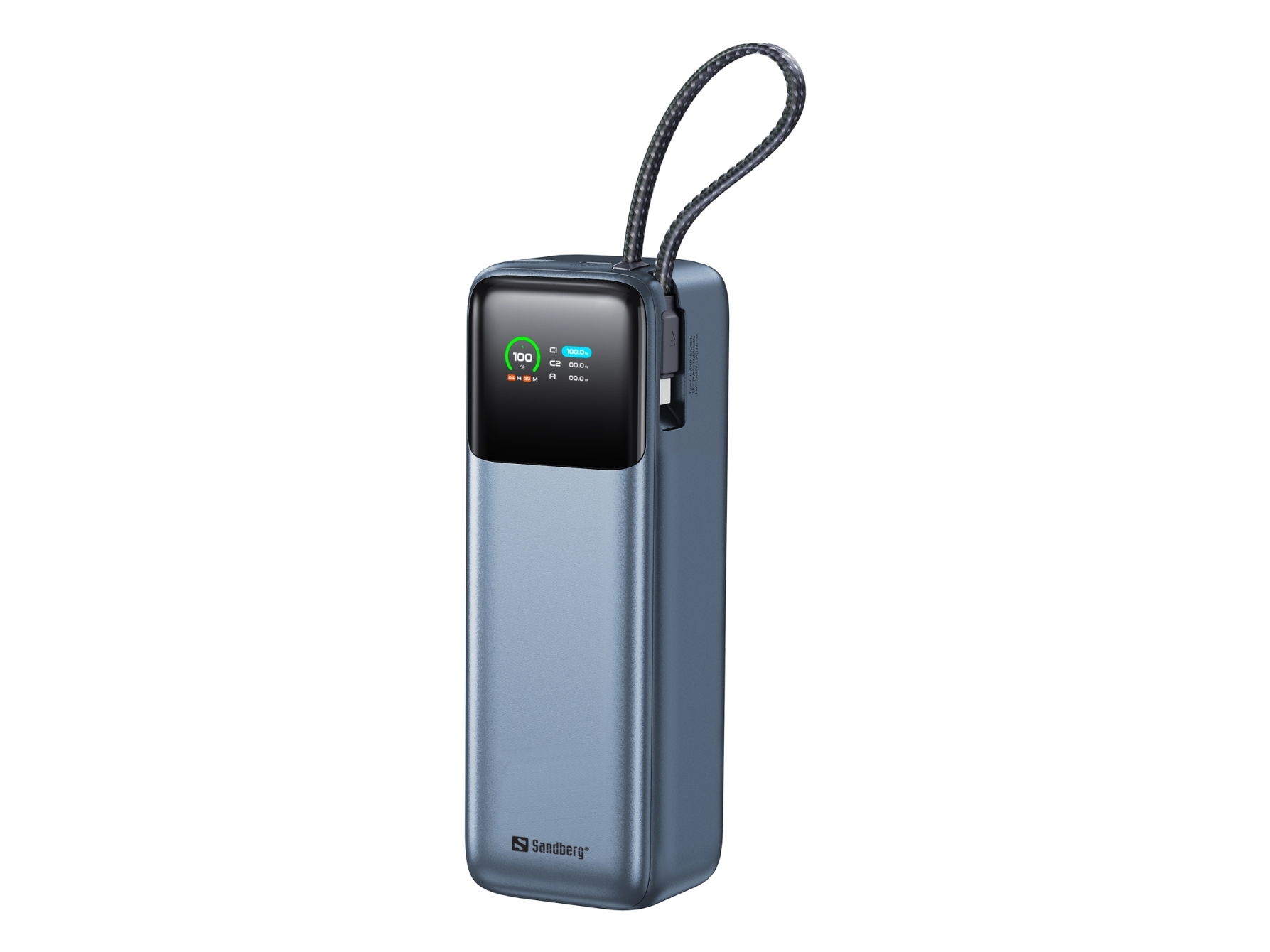 Sandberg All-In1 Powerbank 27000 Pd 240W, 27000 Mah, Lithium Polymer (Lipo), 3.6 V, 240 W, Black, Grey