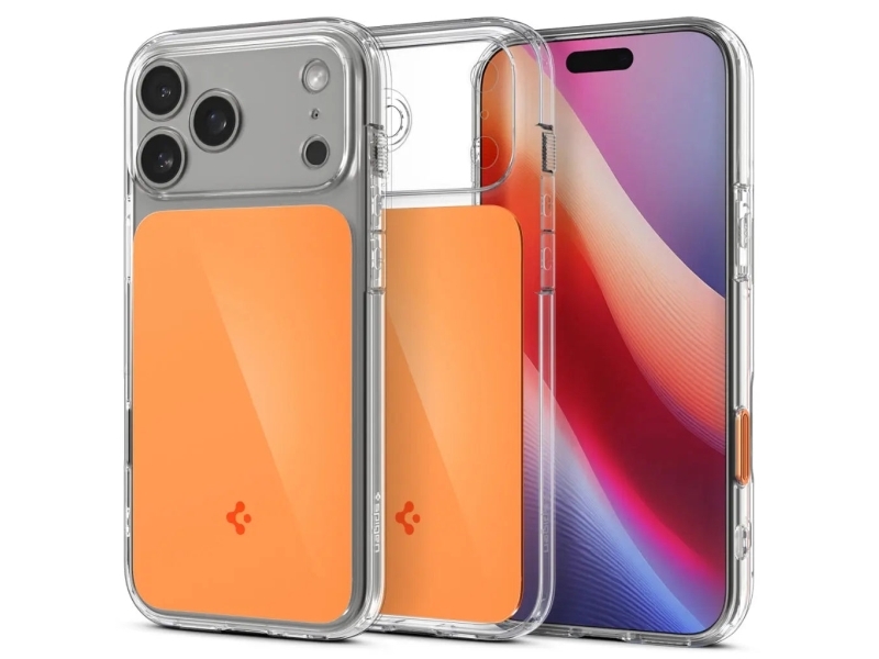 Spigen Ultra Hybrid T (Magfit), Cover, Apple, Iphone 17 Pro Max, 17,5 Cm (6.9"), Orange