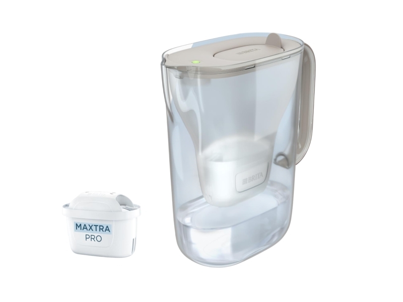 Brita Style Essential, Kande vandfilter, 2,4 L, Sand, Transparent