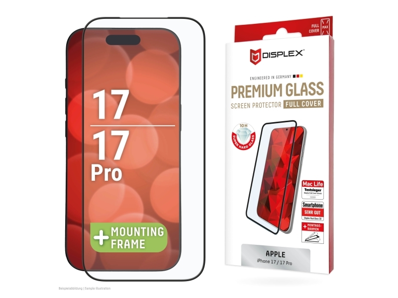 Displex 02159, Apple, Iphone 17, Stødbestandig, Støvresistent, Slagbestandig, Ridseresistent, Stødresistent, Transparent, 1 Stk