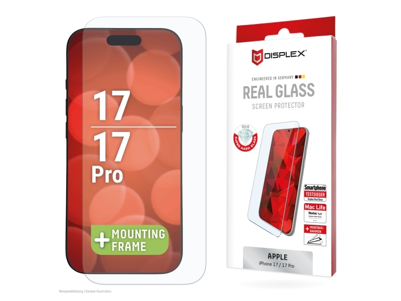 Displex 02156, Apple, Iphone 17/17 Pro, Stødbestandig, Støvresistent, Slagbestandig, Ridseresistent, Stødresistent, Transparent, 1 Stk