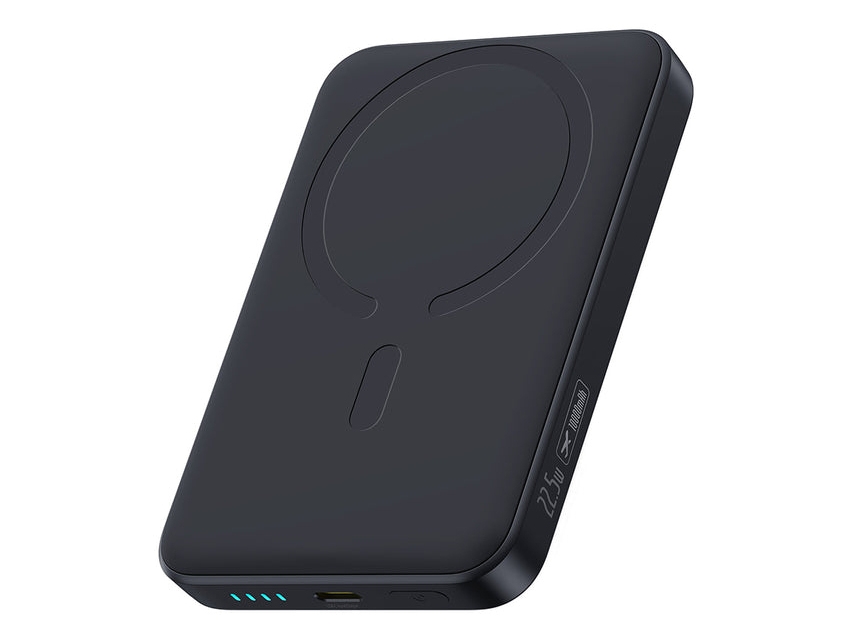 Baseus Enerfill Fm11, 10000 Mah, Power Delivery, Kabelloses Aufladen, 27 V, 22,5 W, Schwarz
