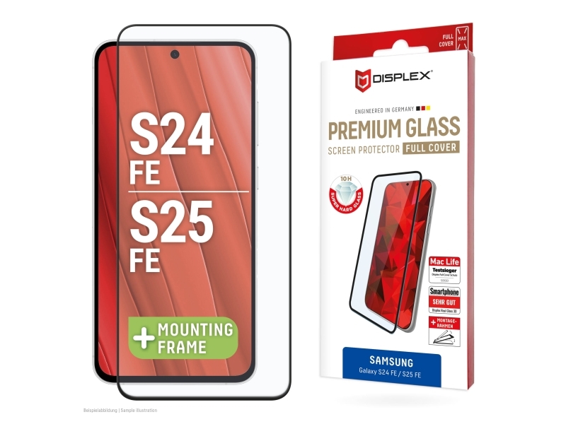Displex 02195, Samsung, Galaxy S25 Fe/S24 Fe, Stødbestandig, Støvresistent, Slagbestandig, Ridseresistent, Stødresistent, Transparent, 1 Stk