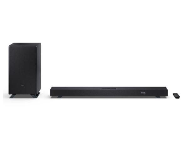 Sharp | 3.1.2 Dolby Atmos/Dts:X Soundbar Mit Wireless Subwoofer | Ht-Sbw53121(Bk) | 550 W | Bluetooth | Schwarz | Kabellose Verbindung