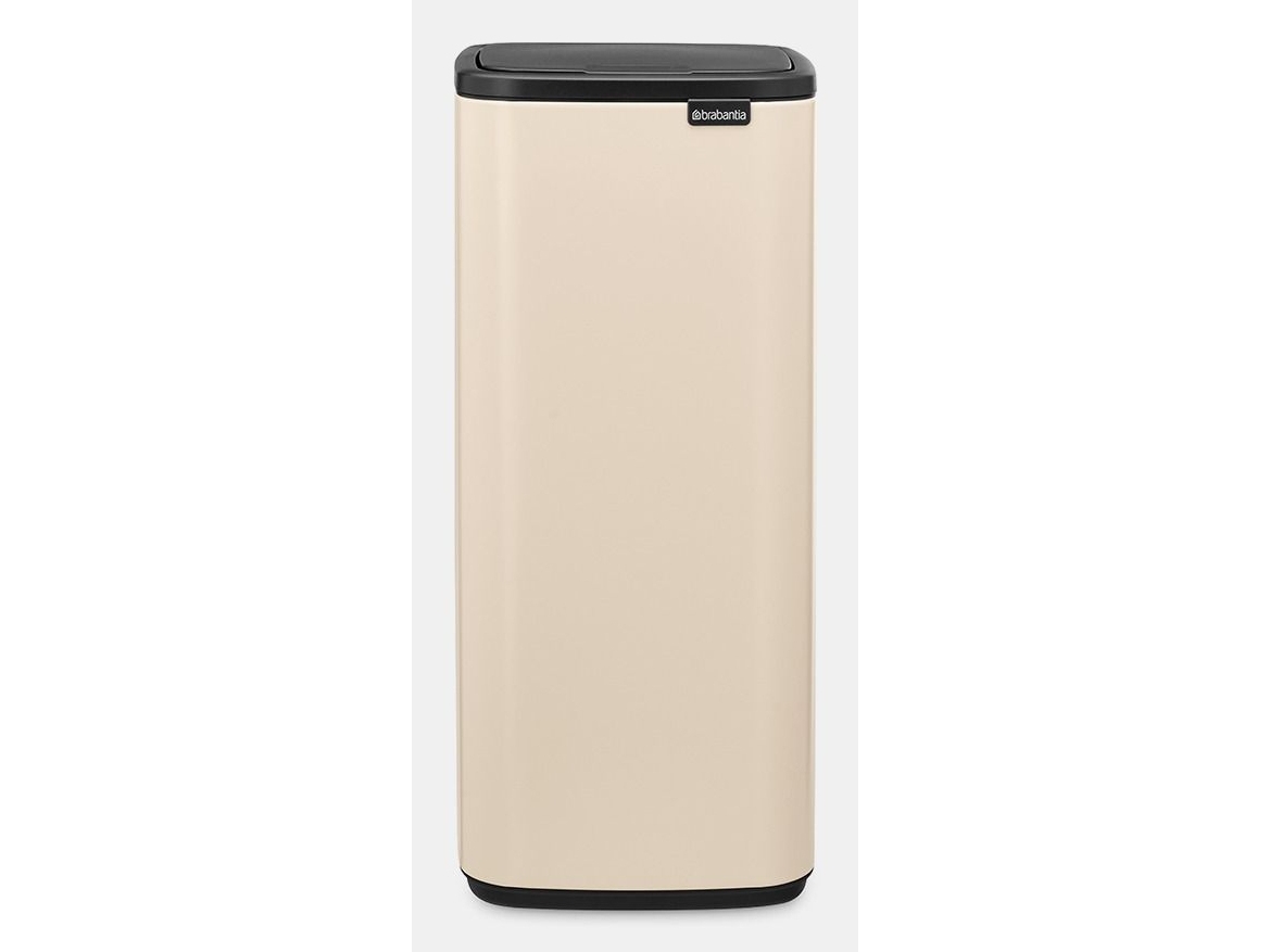 Brabantia Bo Touch Bin, 10 l, Rektangulär, Stål, Beige, Plast, Pedal | Leksaker - Rollek - Musikleksaker | GameStuff