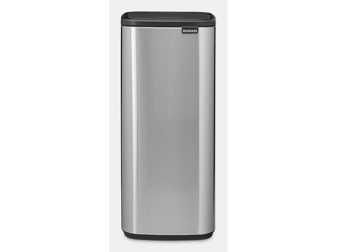 Brabantia Bo Touch Bin, 10 L, Rektangulær, Stål, Stål, Plast, Pedal