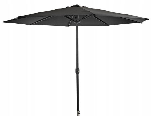 BLACK FOREST PARASOL OGRODOWY SKLADANY 3M DUZY GRAFITOWY L-0720-3M