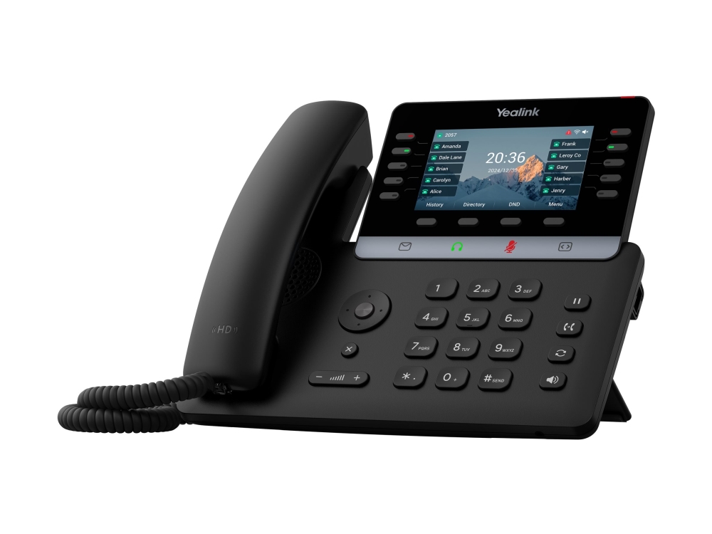 Yealink -SIP-T74U, IP-Telefon, Schwarz, Drahtgebundenes & drahtloses Handgerät, Tisch/Bank, 1000 Eintragungen, Yealink Device Management Platform - Bild 6