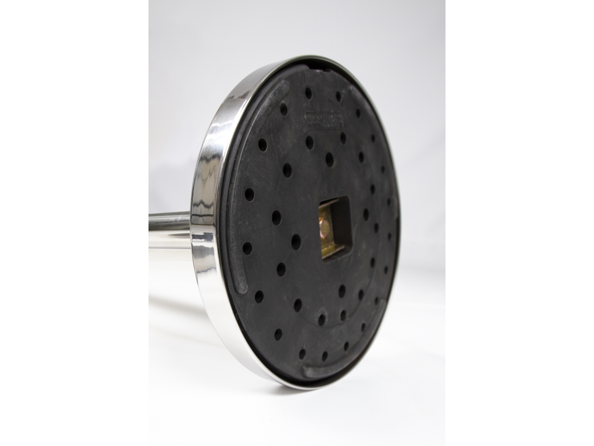 Securit® CLASSIC CHROME Avspärrningsset med 1 stolpe med bas och 1 vitt rep | Möbler - Tillbehör - Mottagnings tillbehör | GameStuff