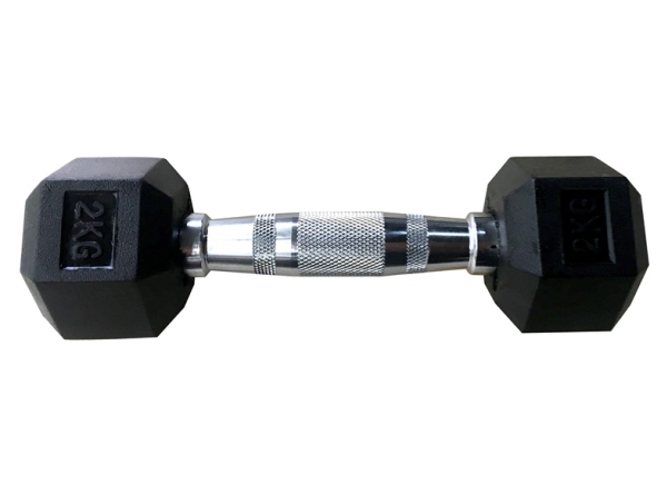 Outliner RUBBER HEX-dumbbell YLDB35 2 kg