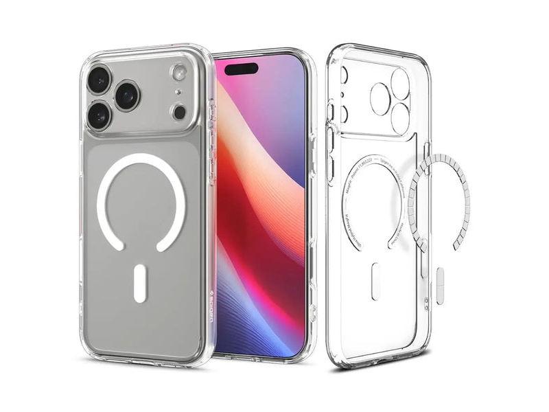 Spigen Acs10282, Cover, Apple, Iphone 17 Pro Max, 17.5 Cm (6.9"), Transparent, White
