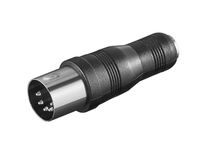 Goobay 12403, 5 Pin Din, 3,5 Mm, Schwarz
