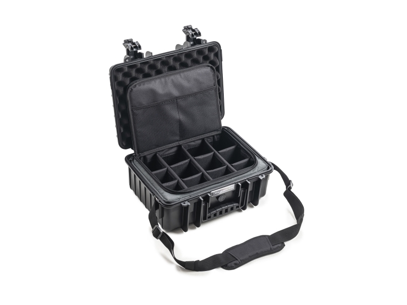 B&W Cases Pp.166.Tex, Hard-Case, Schwarz, Polypropylen (Pp), Einfarbig, 16,6 L, -30 - 80 °C