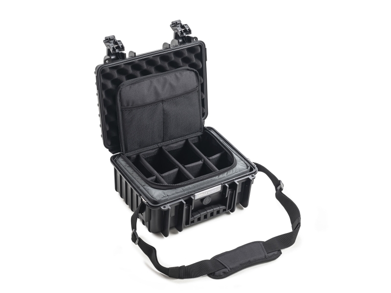 B&W Cases Pp.117.Tex, Hard-Case, Schwarz, Polypropylen (Pp), Einfarbig, 11,7 L, -30 - 80 °C