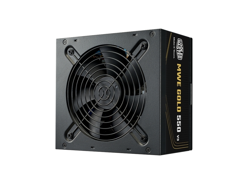 Cooler Master Mwe Gold V3 Atx 3.1 Non-Modular, 550 W, 100 - 240 V, 50/60 Hz, 4 - 8 A, Aktiv, 120 W