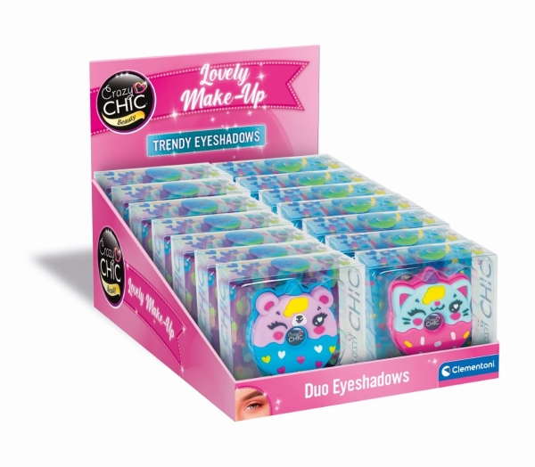 Clementoni Crazy Chic Eyeshadow Animals Donut Blue/Pink