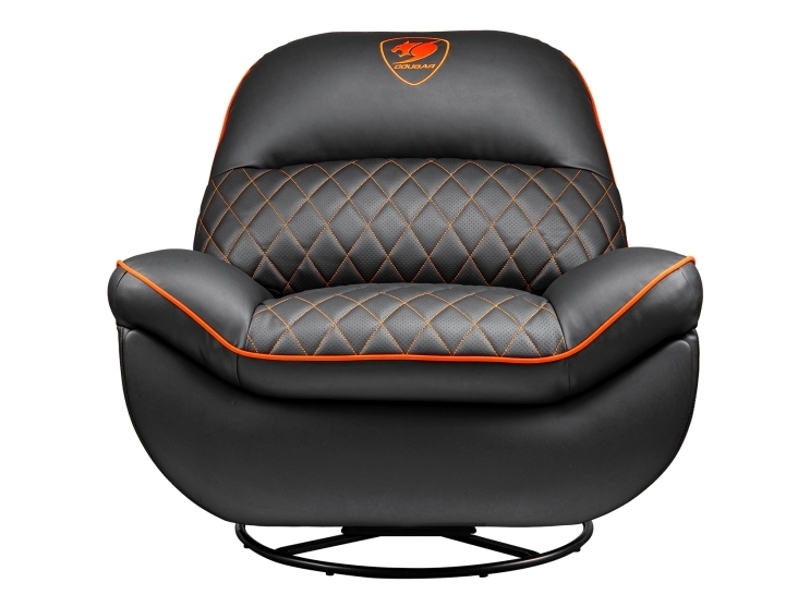 COUGAR CGR-OVL-ORB, Gamingsoffa, 150 kg, Stoppad sits, Stoppat ryggstöd, Universal, Svart | Spel - Gamingmöbler - Möbler | GameStuff