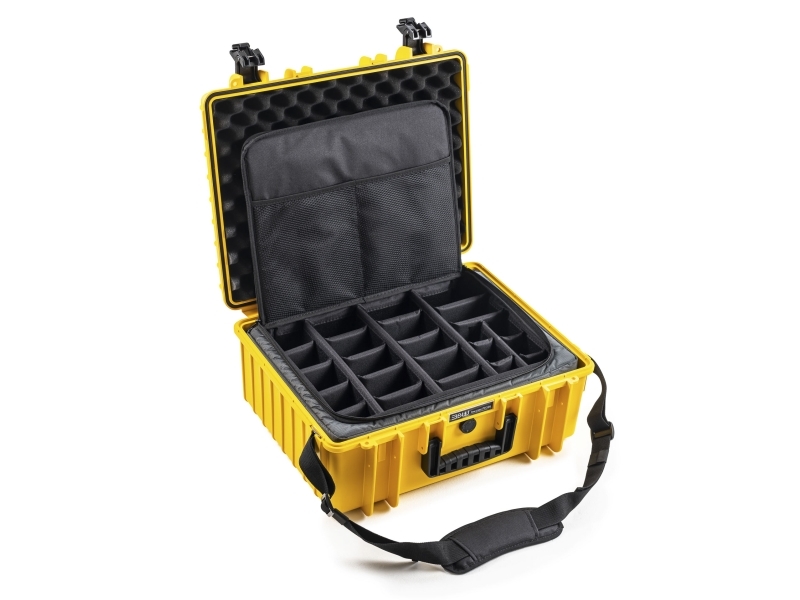 B&W Cases Pp.326.Tex, Hard Case, Yellow, Polyester, Polypropylene (Pp), Monochromatic, 32.6 L, -30 - 80 °C