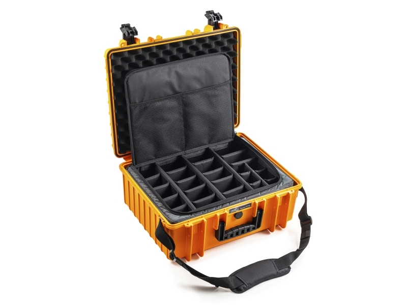 B&W Cases Pp.326.Tex, Hard Case, Orange, Polyester, Polypropylene (Pp), Monochromatic, 32.6 L, -30 - 80 °C