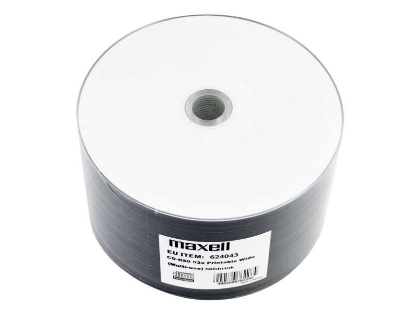 Maxell 624043, 52x, CD-R, 120 mm, 700 MB, Kuristepussissa, 50 kpl