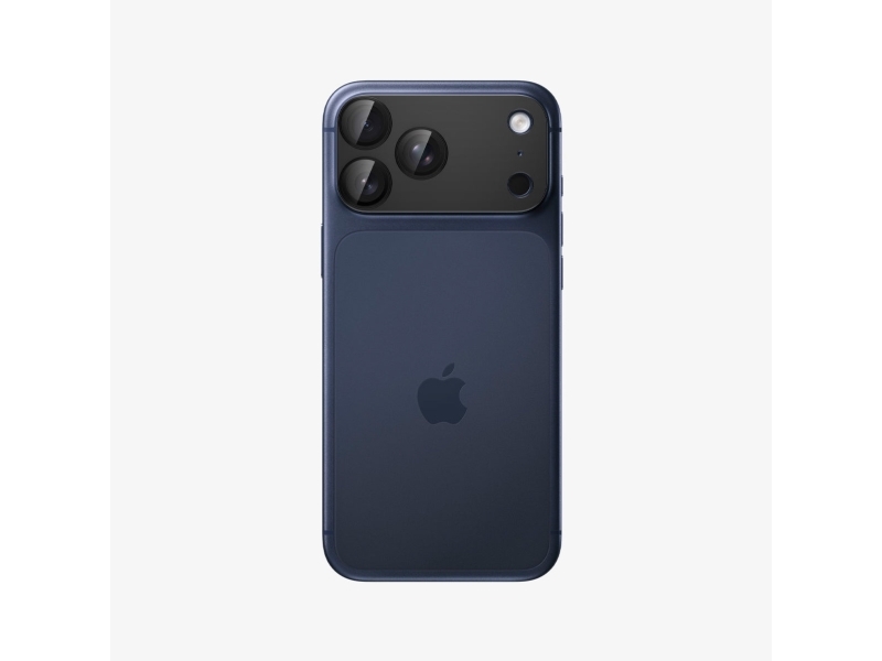 Spigen Optik Pro Xl Ez Fit, Apple, Iphone 17 Pro, Støvresistent, Ridseresistent, Sort, 2 Stk