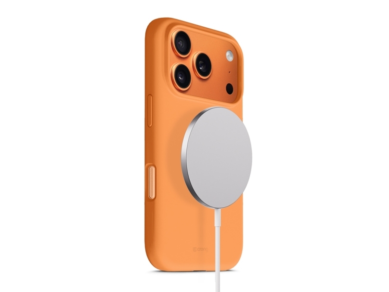 Crong Color Cover Magnetic Case With Magsafe For Iphone 17 Pro - Orange, Cover, Apple, Iphone 17 Pro, 16 Cm (6.3"), Orange