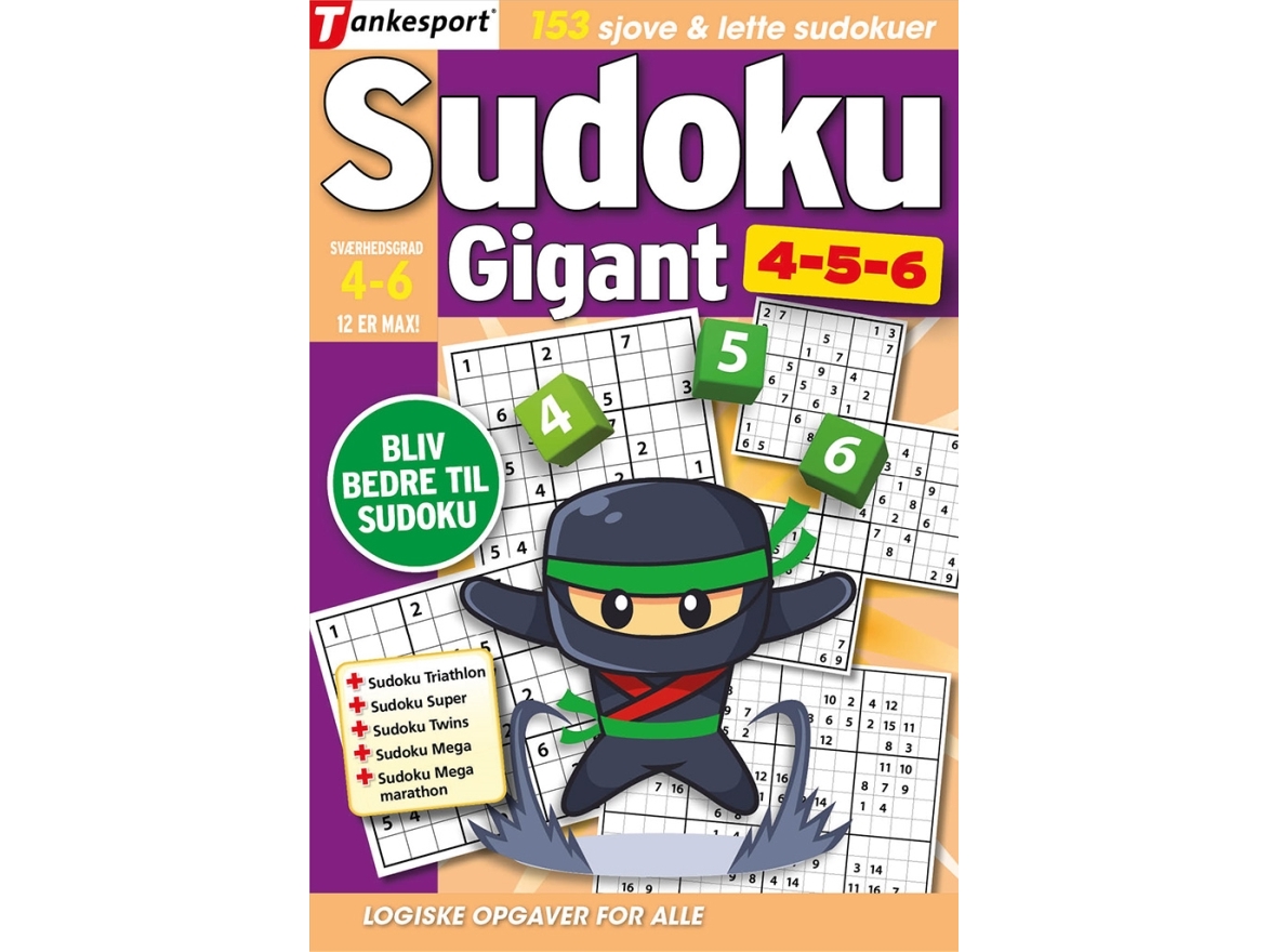 Sudoku GIGANT 4,5,6 | Keesing/Tankesport