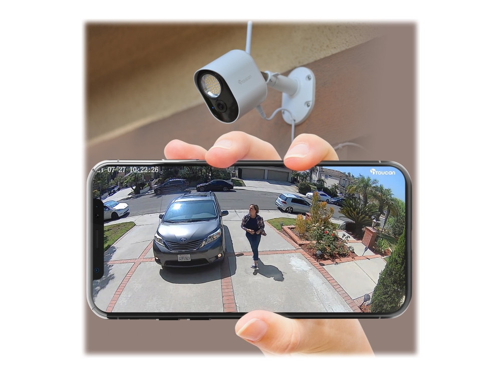 Piper Toucan Security Light Camera W. Radar Motion Detection