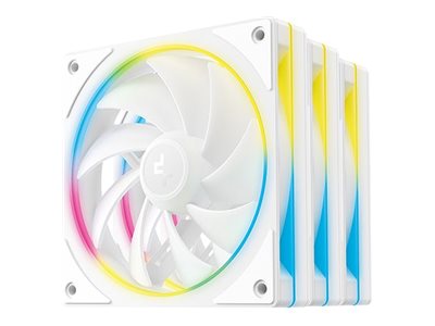 Deepcool Fl12 Se Wh 3-In-1, Ventilator, 12 Cm, Weiß